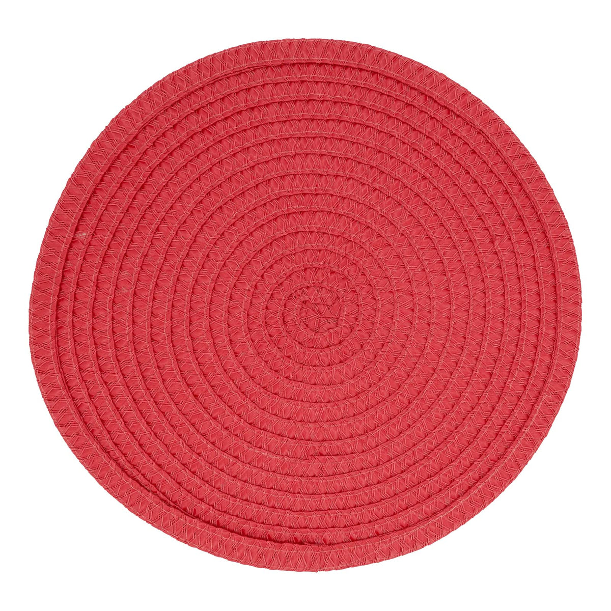 Fennco Styles Modern Everyday Textured Placemats 15 Inches Round, Set of 4 – Black Woven Table Mats for Home, Dining Room Décor, Banquets, Indoor & Outdoor and Special Events