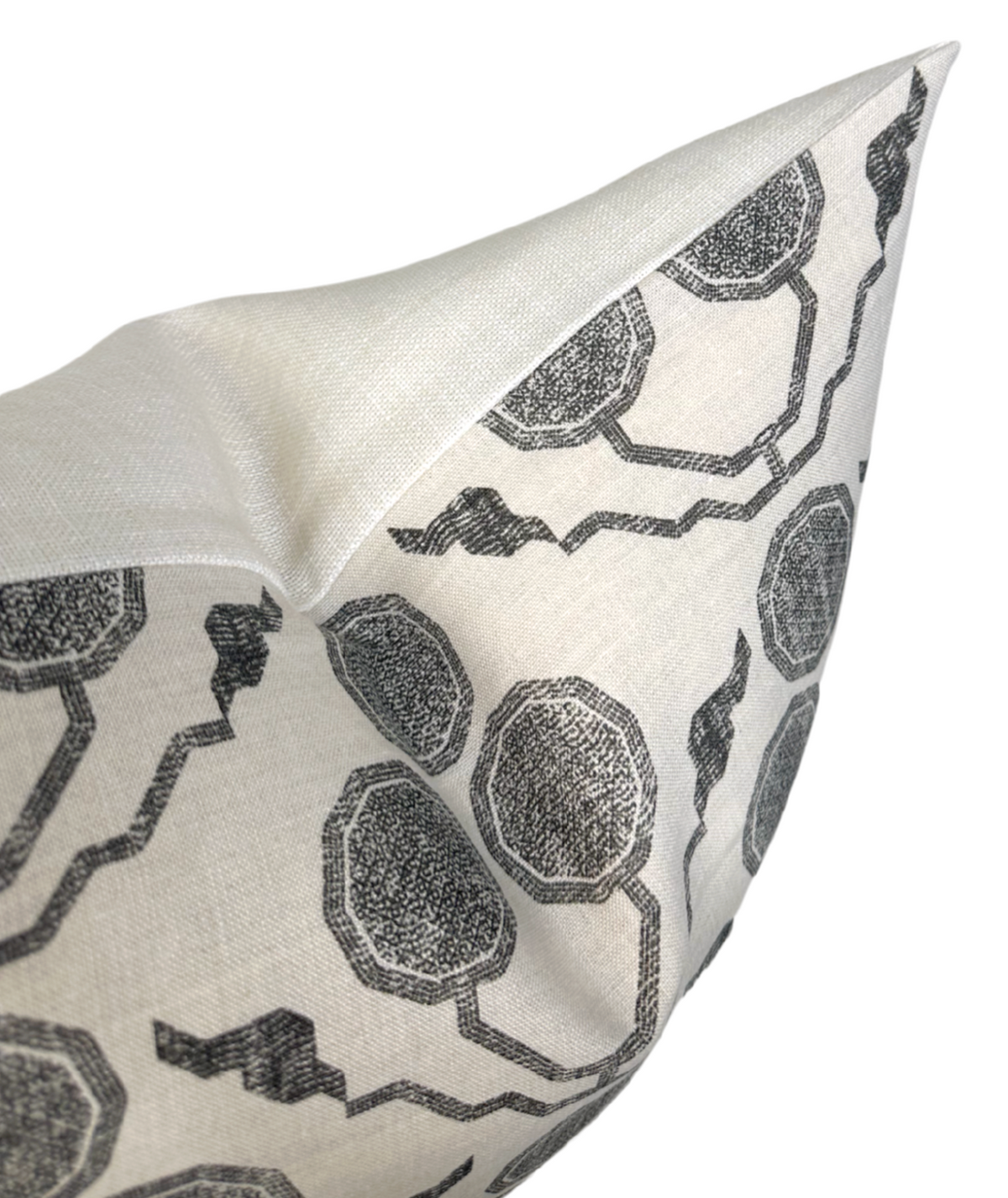Pommia Pillow Cover in Kohl, Susan Connor Textiles