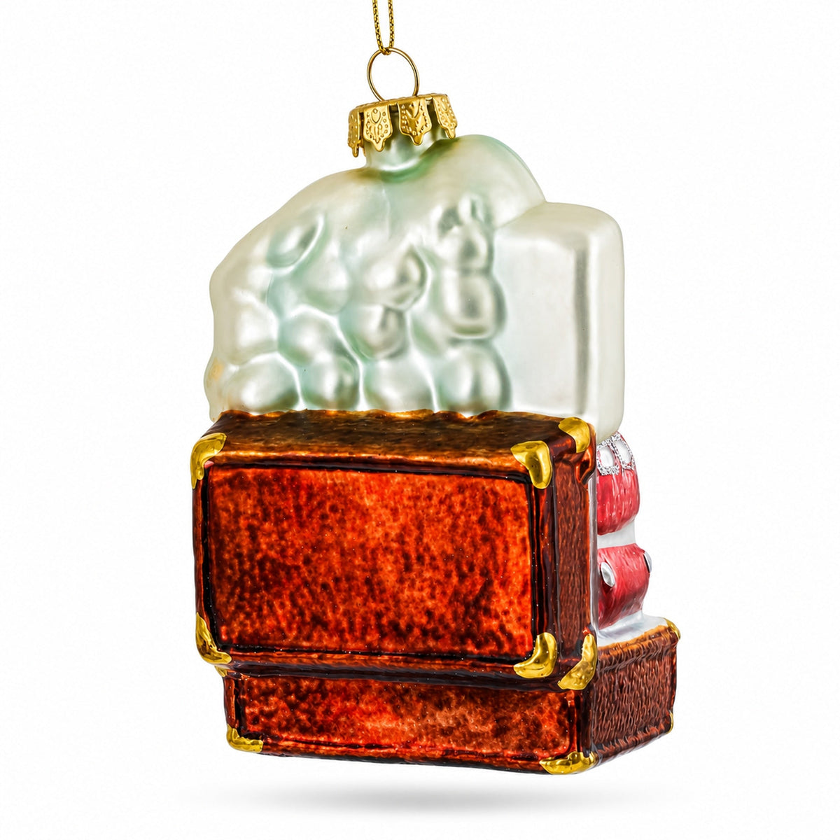 London Landmarks, United Kingdom Glass Christmas Ornament